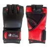 BOLD LOOK RFG THUMBLESS MMA ARTIFICIAL LEATHER GLOVES - Black/Red