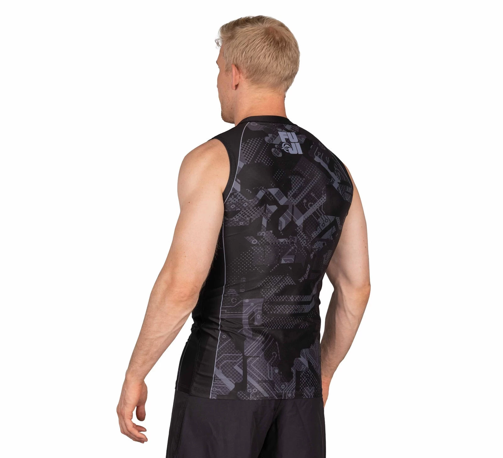 Fuji Matric Sleeveless Rashguard Black 4 Fuji Matric Sleeveless Rashguard Black - Image 2
