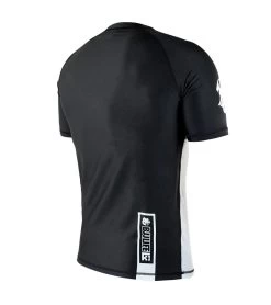 Combat Corner CompLite Ranked Rash Guard - White Belt -Sports-Boxing & Martial Arts BJJ LIFE Belt Ranked Short Sleeve Rash Guard WHITE BACK 66866.1565809444