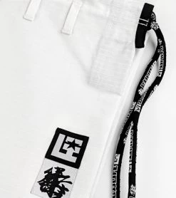 Combat Corner BJJ Life CompLite White BJJ GI -Sports-Boxing & Martial Arts BJJ LIFE CompLite WHITE GI PANTS DETAIL 600x675 1