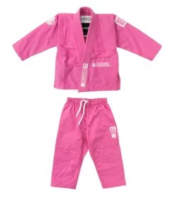 Combat Corner BJJ Life CompKid BJJ GI -Sports-Boxing & Martial Arts BJJ Life CompKid BJJ GI PINK FLAT 01430 1