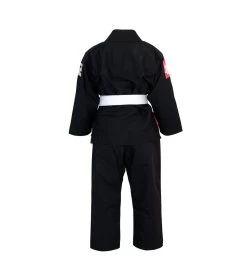 Combat Corner BJJ Life CompKid BJJ GI -Sports-Boxing & Martial Arts BJJ Life CompKid Youth Gi BLACK BACK 37447