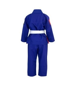 Combat Corner BJJ Life CompKid BJJ GI -Sports-Boxing & Martial Arts BJJ Life CompKid Youth Gi ROYAL BLUE BACK 95812