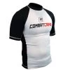 Combat CornerRash Guard Black & Red Logo