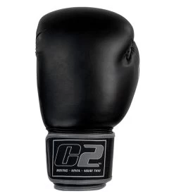 Combat Corner C2 Boxing Gloves W/ XtraFresh Blk/Gry -Sports-Boxing & Martial Arts C2 Boxing Glove GRAY and BLACK FRONT 51572.1608569592