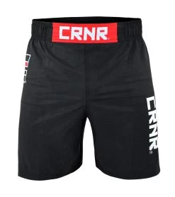 Combat Corner Combat Trainers - Shorts - Black -Sports-Boxing & Martial Arts CRNR Combat Trainers Shorts FRONT 10960.1568733793