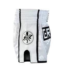 Combat Corner White/Black CRNR Muay Thai Shorts -Sports-Boxing & Martial Arts CRNR MUAY THAI SHORTS WHITE BLACK SIDE 2 600x675 1