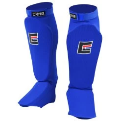 Combat Corner Slip On Elastic Shin Pads -Sports-Boxing & Martial Arts ClothShinBlue1 1 85678.1570811475