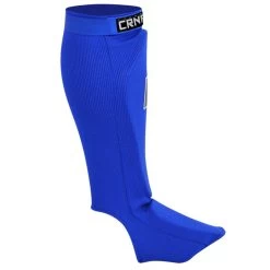 Combat Corner Slip On Elastic Shin Pads -Sports-Boxing & Martial Arts ClothShinBlue2 600x600 18135.1570811475