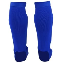 Combat Corner Slip On Elastic Shin Pads -Sports-Boxing & Martial Arts ClothShinBlue4 03124.1570811475