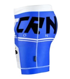 Combat Corner Supreme Vale Tudo Fight Shorts – BLUE -Sports-Boxing & Martial Arts Combat Corner BLUE Vale Tudo LEFT SIDE1 600x675 1