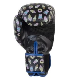 Combat Corner Donut N Treats LMTD Boxing Gloves W XtraFresh 16 Oz. -Sports-Boxing & Martial Arts Donut Boxing Gloves BACK 12724.1602874983