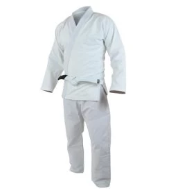 Combat Corner Classic Kimono – W/ FREE WHITE BELT! -Sports-Boxing & Martial Arts ECOV4WhiteAngle1 grande 1