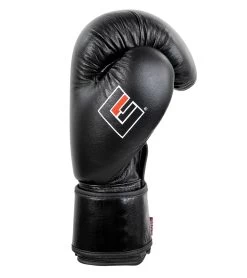 Combat Corner Elite Boxing Gloves Leather | Black -Sports-Boxing & Martial Arts Elite Boxing Gloves BLACK RIGHT 97254.1598635941