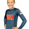 FUJI Sports Kids USA Rashguard -Sports-Boxing & Martial Arts FUJI Sports Kids USA Rashguard