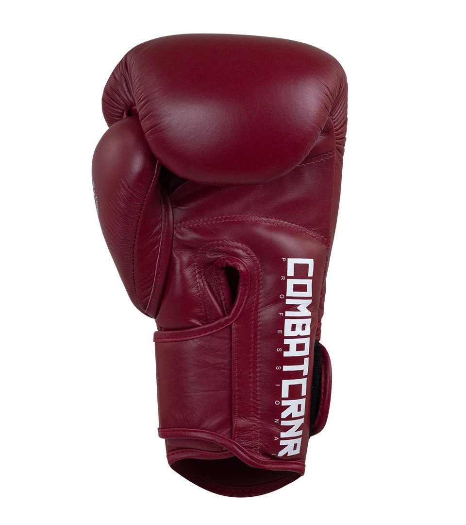 Combat Corner HMIT Champion Boxing Gloves | Maroon 5 Combat Corner HMIT Champion Boxing Gloves | Maroon - Image 3