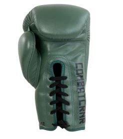 Combat Corner HMIT Lace Up Boxing Gloves -Sports-Boxing & Martial Arts HMIT Lace Up Boxing Gloves OD Green PALM 35817