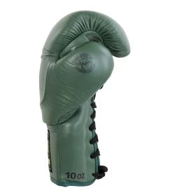 Combat Corner HMIT Lace Up Boxing Gloves -Sports-Boxing & Martial Arts HMIT Lace Up Boxing Gloves OD Green RIGHT 06917