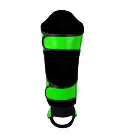 Combat Corner HMIT Shin Guards -Sports-Boxing & Martial Arts HMIT Shin Guards GREEN BACK 600x675 1