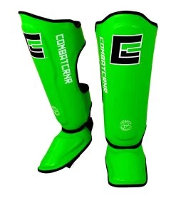 Combat Corner HMIT Shin Guards -Sports-Boxing & Martial Arts HMIT Shin Guards GREEN DUAL1