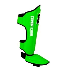 Combat Corner HMIT Shin Guards -Sports-Boxing & Martial Arts HMIT Shin Guards GREEN RIGHT 600x675 1