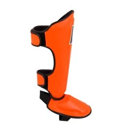 Combat Corner HMIT Shin Guards -Sports-Boxing & Martial Arts HMIT Shin Guards ORANGE RIGHT 600x675 1