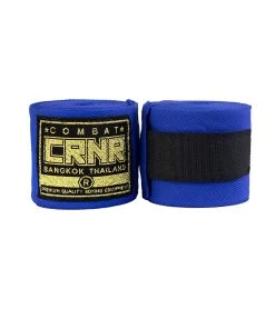 Combat Corner HMIT Premium Elastic Hand Wraps-180" -Sports-Boxing & Martial Arts HMIT Hand Wraps 180in FRONT BLUE 88806.1593445434