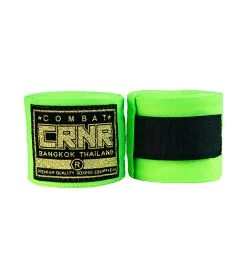Combat Corner HMIT Premium Elastic Hand Wraps-180" -Sports-Boxing & Martial Arts HMIT Hand Wraps 180in FRONT GREEN 06933.1593445548
