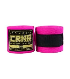 Combat Corner HMIT Premium Elastic Hand Wraps-180" -Sports-Boxing & Martial Arts HMIT Hand Wraps 180in FRONT PINK 53397.1593445552