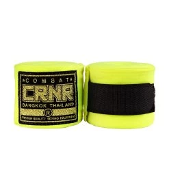 Combat Corner HMIT Premium Elastic Hand Wraps-180" -Sports-Boxing & Martial Arts HMIT Hand Wraps 180in FRONT YELLOW 98093.1593445550