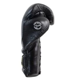 Combat Corner HMIT Lace Up Sparring Gloves | Black -Sports-Boxing & Martial Arts HMIT Lace Up SPARRING Gloves BLACK RIGHT 98679