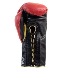 Combat Corner "Punchers" Professional Fight Gloves | Red -Sports-Boxing & Martial Arts HMIT Puncher Gloves RED PALM 17003