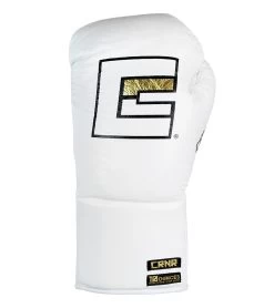 Combat Corner "Punchers" Professional Fight Gloves | White -Sports-Boxing & Martial Arts HMIT Puncher Gloves WHITE FRONT 84868
