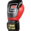 Combat Corner HMIT Velcro Sparring Gloves Black/Red -Sports-Boxing & Martial Arts HMIT Velcro Sparring Gloves RED ANGLE 23729