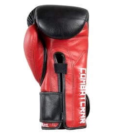Combat Corner HMIT Velcro Sparring Gloves Black/Red -Sports-Boxing & Martial Arts HMIT Velcro Sparring Gloves RED BACK 49543