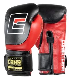 Combat Corner HMIT Velcro Sparring Gloves Black/Red -Sports-Boxing & Martial Arts HMIT Velcro Sparring Gloves RED DUAL 62758