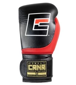 Combat Corner HMIT Velcro Sparring Gloves Black/Red -Sports-Boxing & Martial Arts HMIT Velcro Sparring Gloves RED FRONT 45504