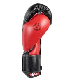 Combat Corner HMIT Velcro Sparring Gloves Black/Red -Sports-Boxing & Martial Arts HMIT Velcro Sparring Gloves RED RIGHT 45163