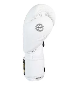 Combat Corner HMIT Velcro Sparring Gloves | White -Sports-Boxing & Martial Arts HMIT Velcro Sparring Gloves WHITE RIGHT 73736
