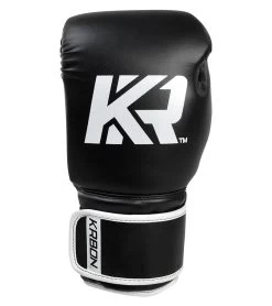 Combat Corner KRBON Boxing Gloves Wraps Black-White -Sports-Boxing & Martial Arts KRBON Boxing Gloves Black TOP 05831.1568733853