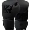 Combat Corner KRBON Boxing Gloves Black-Black -Sports-Boxing & Martial Arts KRBON Boxing Gloves Black on Black DUAL 05707.1568734331