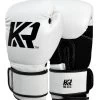 Combat Corner KRBON Boxing Gloves White-Black -Sports-Boxing & Martial Arts KRBON Boxing Gloves White DUAL 14900.1568734332