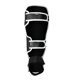 Combat Corner KRBON Shin Guards -Sports-Boxing & Martial Arts KRBON SHIN GUARDS BLACK and White BACK 67243.1573059104