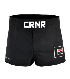 Combat Corner BOSS Fight Shorts Black- Model 13 -Sports-Boxing & Martial Arts MICRO BALLS OUT SHORTS MODEL 13 FRONT 600x675 1
