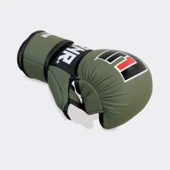 Combat Corner MMA Spar Gloves | OD Green -Sports-Boxing & Martial Arts MMA Spar Gloves OD Green Angle 85041 97183