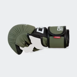 Combat Corner MMA Spar Gloves | OD Green -Sports-Boxing & Martial Arts MMA Spar Gloves OD Lateral 80185 98259