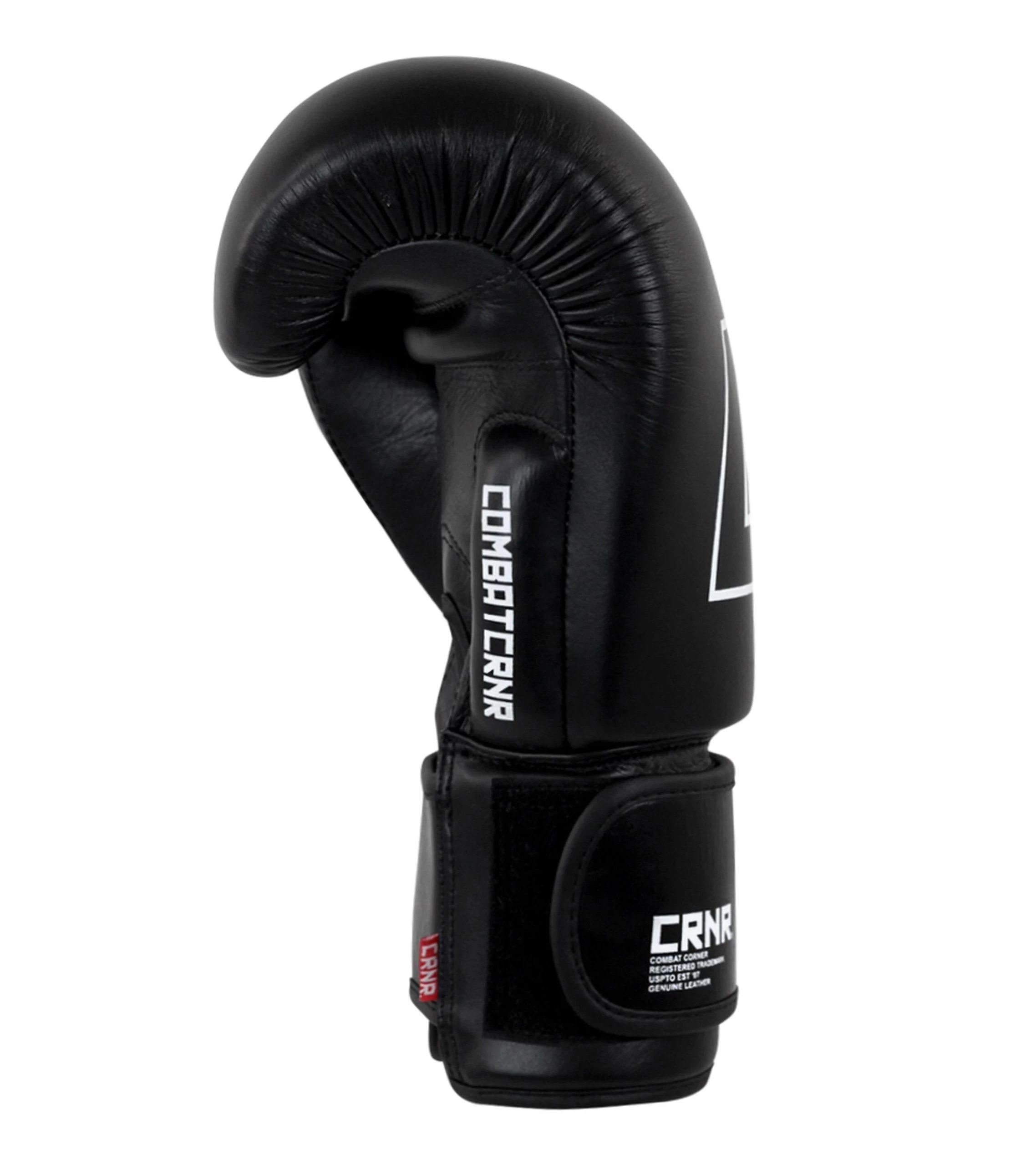Combat Corner Proper Thai Boxing Gloves - Black 6 Combat Corner Proper Thai Boxing Gloves - Black - Image 4