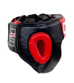 Combat Corner Pro Sparring Full Coverage Head Gear -Sports-Boxing & Martial Arts Pro Sparring Full Coverage Headgear Red SIDE 32634.1582831279