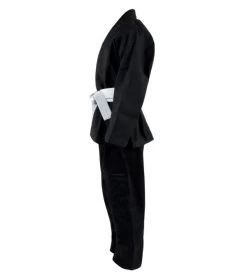 Combat Corner Recruit Youth BJJ GI – FREE WHITE BELT -Sports-Boxing & Martial Arts Recruit Gi BLACK SIDE 600x675 1