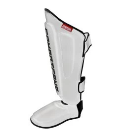 Combat Corner Supreme Shin Guards 24 Combat Corner Supreme Shin Guards -Sports-Boxing & Martial Arts SUPREME SHIN GUARDS WHITE LEFT 600x675 1
